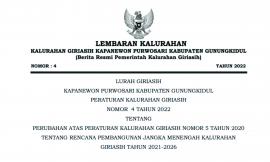 Perkal Nomor 4 Tahun 2022 Tentang Review RPJMKal
